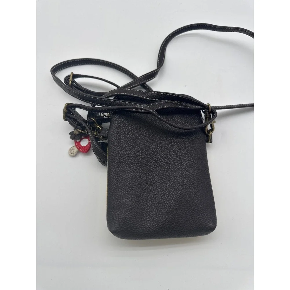 NEW CHALA MUSTARD‎ YELLOW HEDGEHOG CELL PHONE CROSSBODY PURSE ADJ STRAP